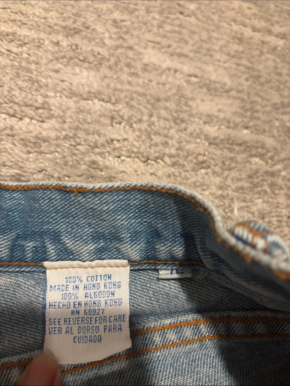 Rio vintage High-Waist Women's Jeans - Light Blue size 7 - Picture 4 of 6